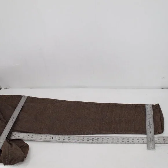 Peter Millar pants Mens 36 L32 Cotton Corduroy flat front business casual pocket - Picture 8 of 12